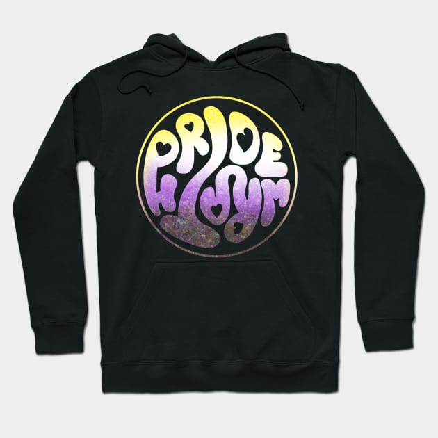 Pride and Wrath (Enby / Non-binary pride) Hoodie by Labrattish